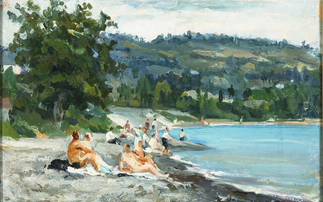 Крылов Порфирий Никитич. Хоста. Мужской пляж